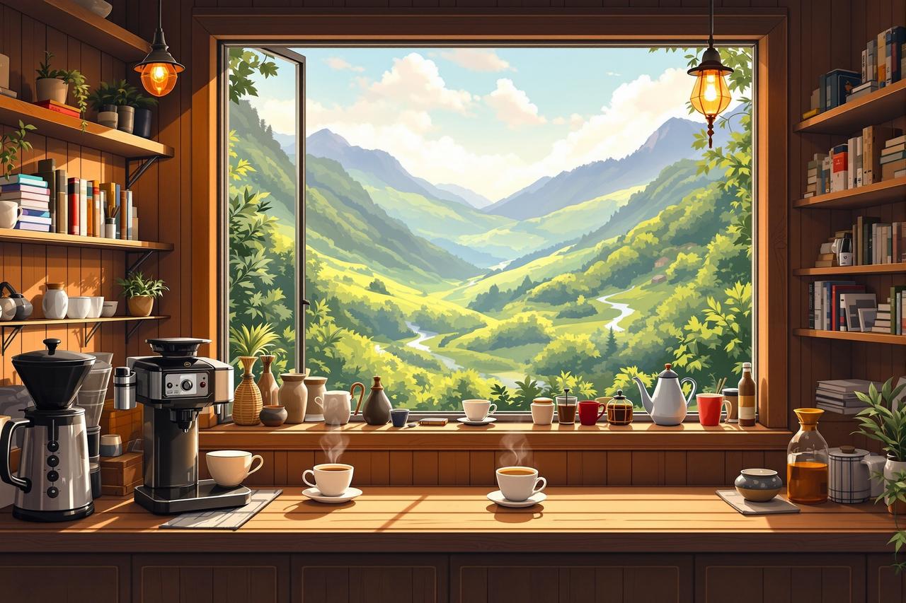 微短剧小程序作品 - 山谷咖啡屋