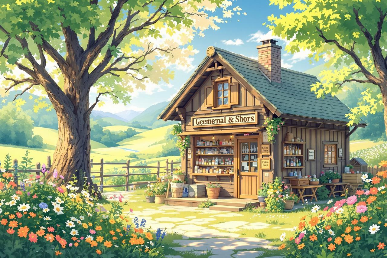 微短剧小程序作品 - 山间小店的四季